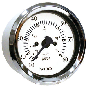 Seachoice 50-15141 60mph Speedometer Chro/wht - LMC Shop