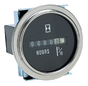 Seachoice 15301 Hour Meter Chrome Bezel - LMC Shop