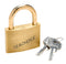 Seachoice 37201 Solid Brass Padlock-1.25 - LMC Shop