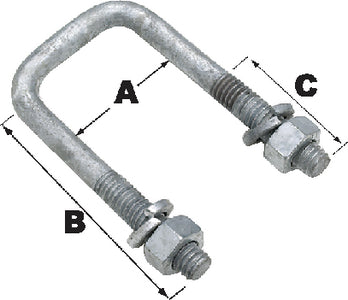 Seachoice 57200 Sq U 7/16 -14x1-9/16 X3-9/16 B - LMC Shop