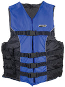 Seachoice 3440-BLUE-L/XL-85350 4-Belt Ski Vest Blue L/xl - LMC Shop