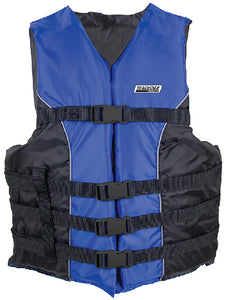 Seachoice 3440-BLUE-L/XL-85350 4-Belt Ski Vest Blue L/xl - LMC Shop