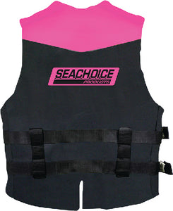 Seachoice 630S-PINK/BLK-85966 Neo Vest Pink/blk Small - LMC Shop