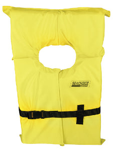 Seachoice EPE1110AK1AUY-86020 Yellow Adult Life Vest-Foam Lg - LMC Shop