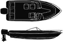 Seachoice 50-97401 17'6  V-Hull With O/b Cover - LMC Shop