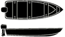 Seachoice 50-97641 12'6  V-Hull Fish Wide Cover - LMC Shop