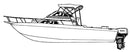 Carver Covers 55302 3-Bow Bimini 46 Hx6'l 67 -72 W - LMC Shop