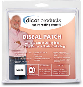 Dicor 522TPO-450-1C 4in White Tpo Tape 50' - LMC Shop