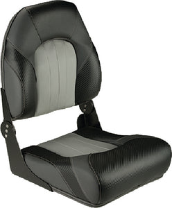 LCI Interior 702520 Fld Dwn Fish Seat Hgh Bck Grey - LMC Shop