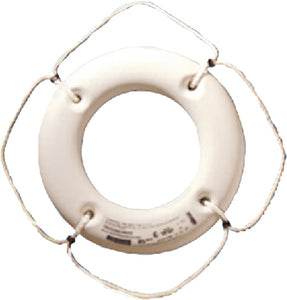 Cal-June HS-20-W 20in White Hard Shell Ring Buo - LMC Shop