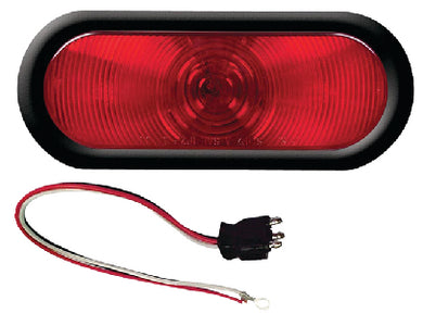 FulTyme RV 1167 Sealed Tail Lite 6  Red Ovl Fl - LMC Shop