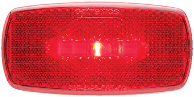 FulTyme RV 1185 1 Led Mark Lite Oval Black Red - LMC Shop