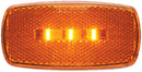 FulTyme RV 1186 Led Mark Lite Oval Blak Amber - LMC Shop