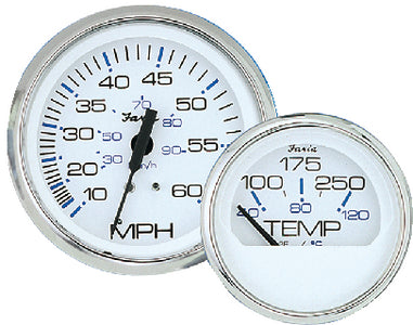 Faria F13801 Chesapeake Ss White Fuel Gauge - LMC Shop