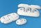 Dock Edge DE2603WF Flip Up Ring 3in White Almag - LMC Shop