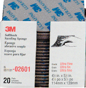 3M Marine 2601 Ultrafine Sanding Sponge 20/bx - LMC Shop