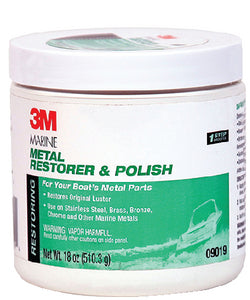 3M Marine 9019 Metal rest./polish Paste 18 Oz - LMC Shop
