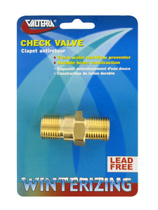 Valterra P23415LFVP Check Valve 1/2in Brass Mpt/mp - LMC Shop