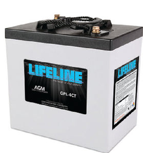 Batteries LLGPL4CT Battery Lifeline Agm 6v D/c - LMC Shop