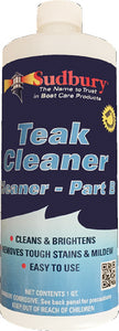 Sudbury Boat Care 862G Teak Cleaner Part B Gallon - LMC Shop