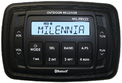 Milennia MIL-PRV22 Marine Stereo Bt/usb/am/fm - LMC Shop