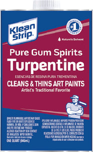 Klean Strip QGT694 Turpentine Qt @4 - LMC Shop